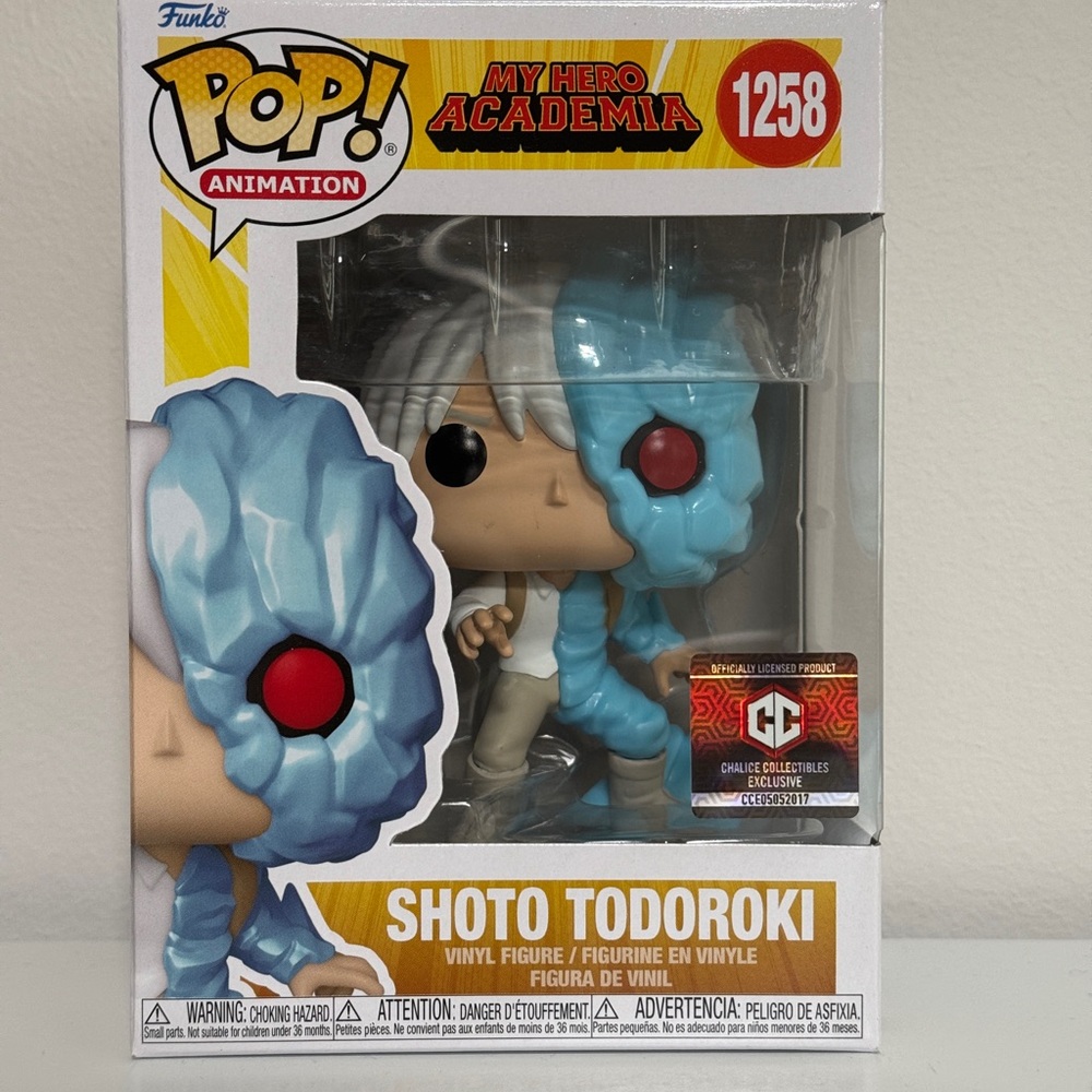 Funko Pop! Animation Shoto Todoroki Vinyl Figure - Blue/Gray